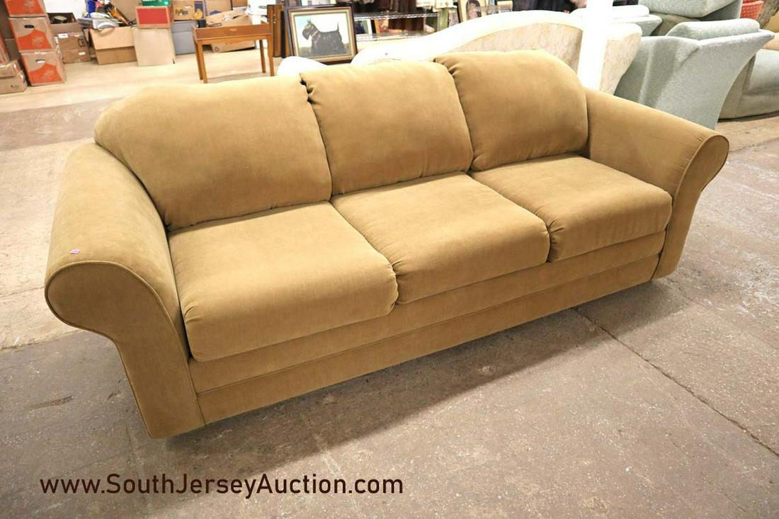 Like new Sealy sleeper sofa in the brown denim style (1 of 4)
