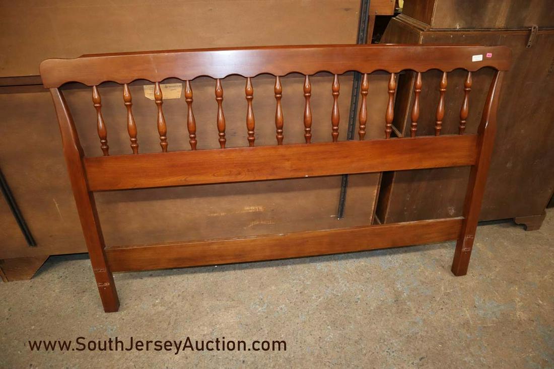 Henkel Harris solid cherry traditional queen headboard (1 of 3)