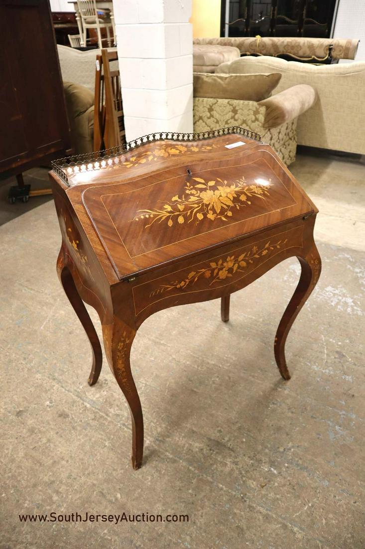 Antique French ladies inlaid writing desk in the (1 of 3)