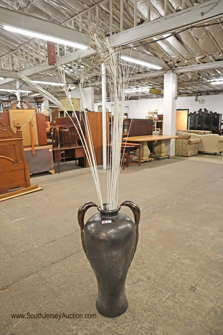 Decorator polished copper double hand bird vase  accent (1 of 3)