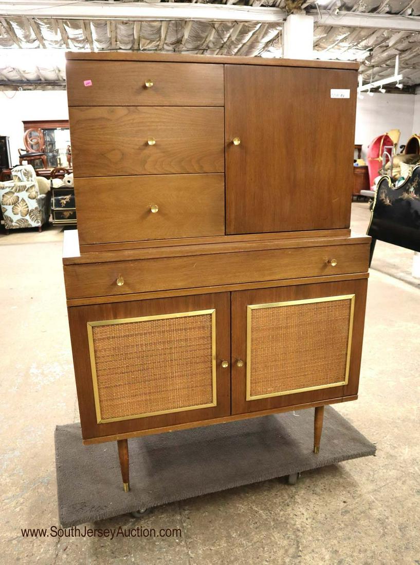 Mid century modern Danish walnut fitted interior chest (1 of 2)