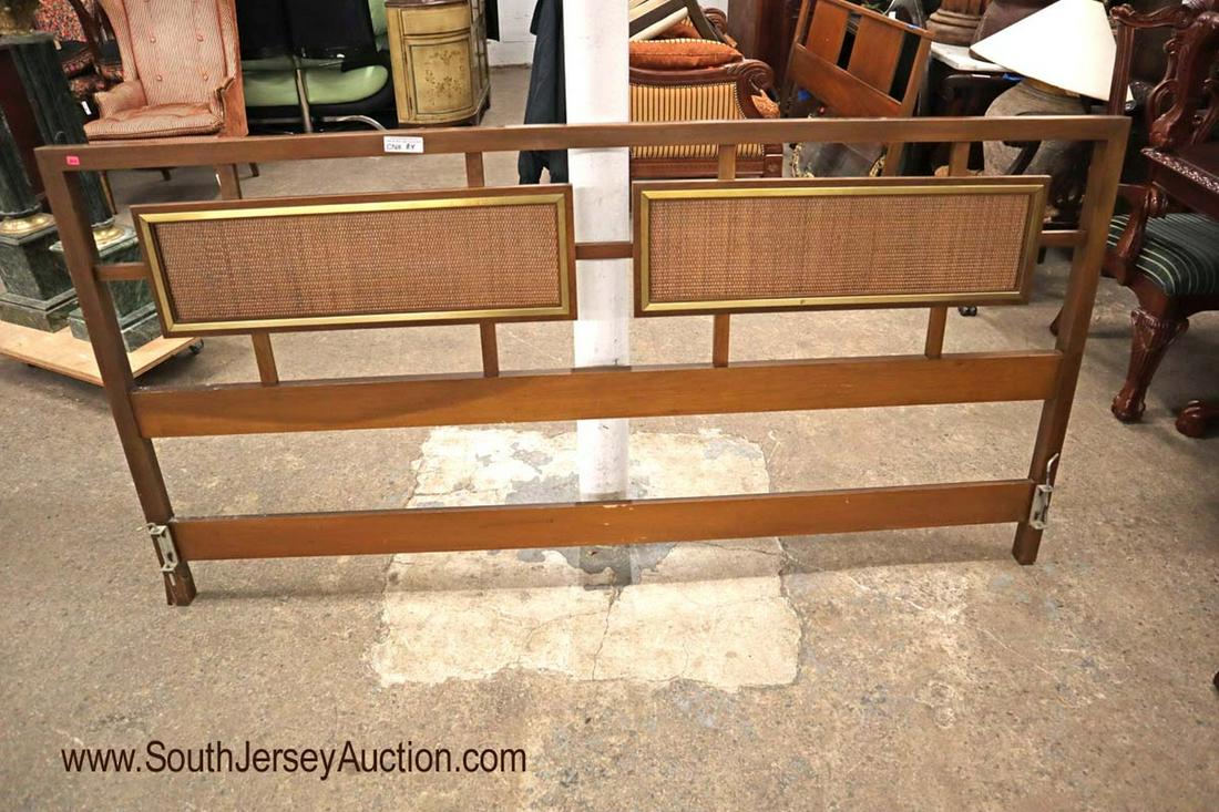 Mid century modern Danish walnut king size headboard (1 of 1)