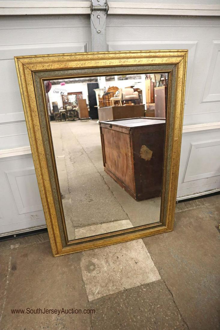 Fancy gold guild style tri color decorator mirror (1 of 1)