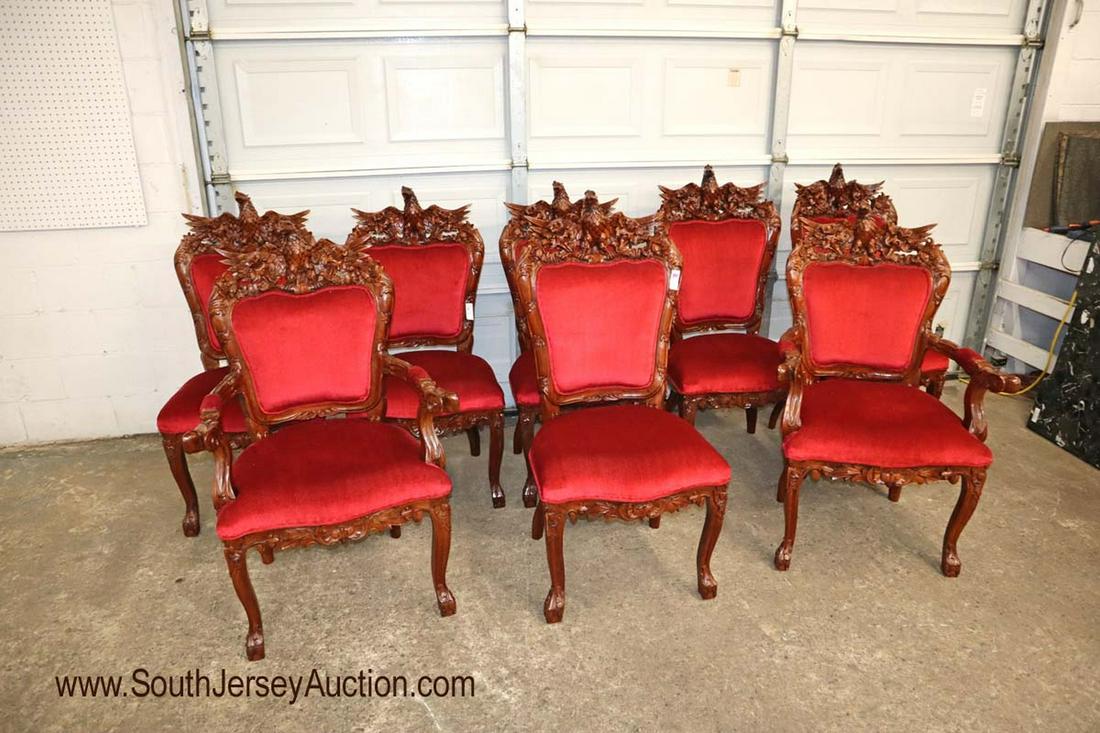Fantastic 8 mahogany federal style eagle chairs (1 of 8)
