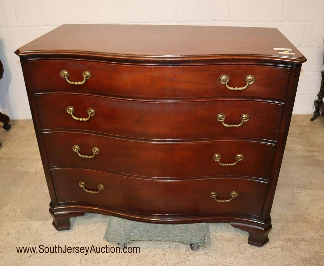 Kindel solid mahogany 4 drawer chest (1 of 3)
