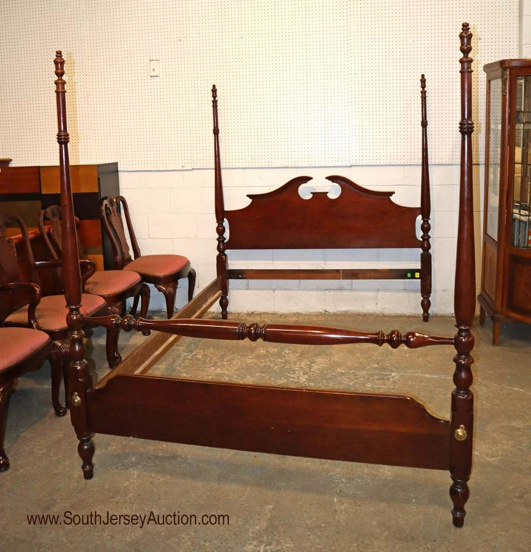 Reid classic mahogany canopy bed deals