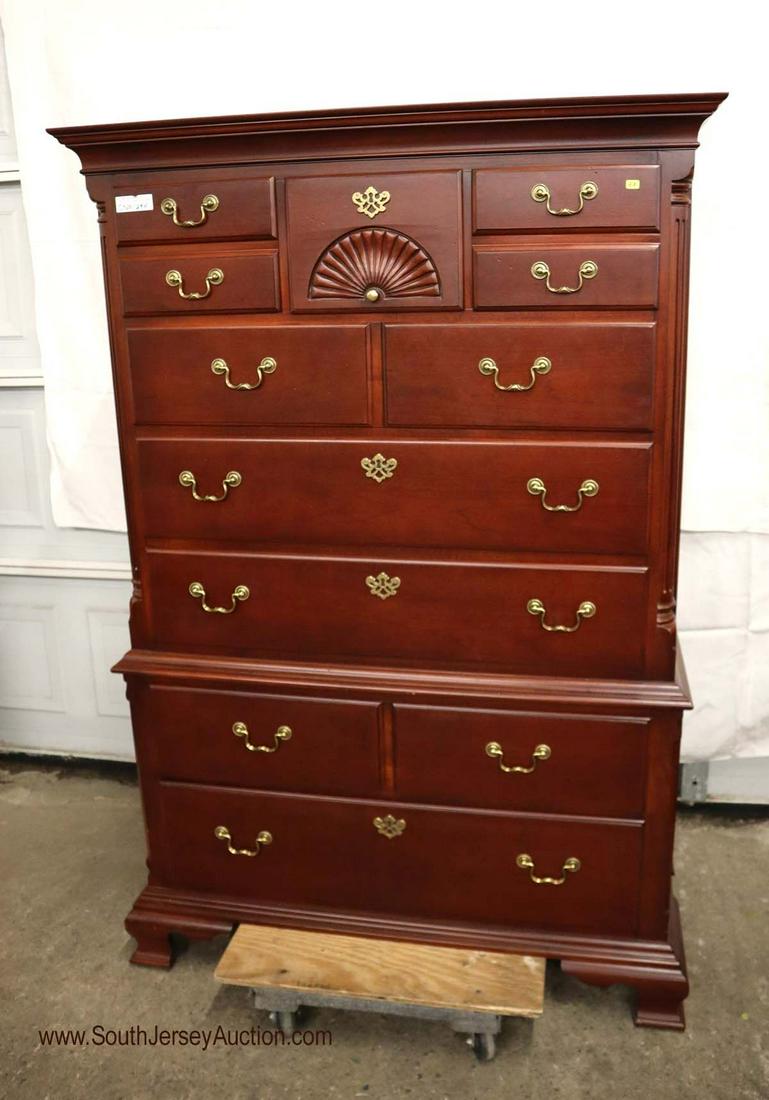 Quality Thomasville solid mahogany shell crvd high (1 of 4)