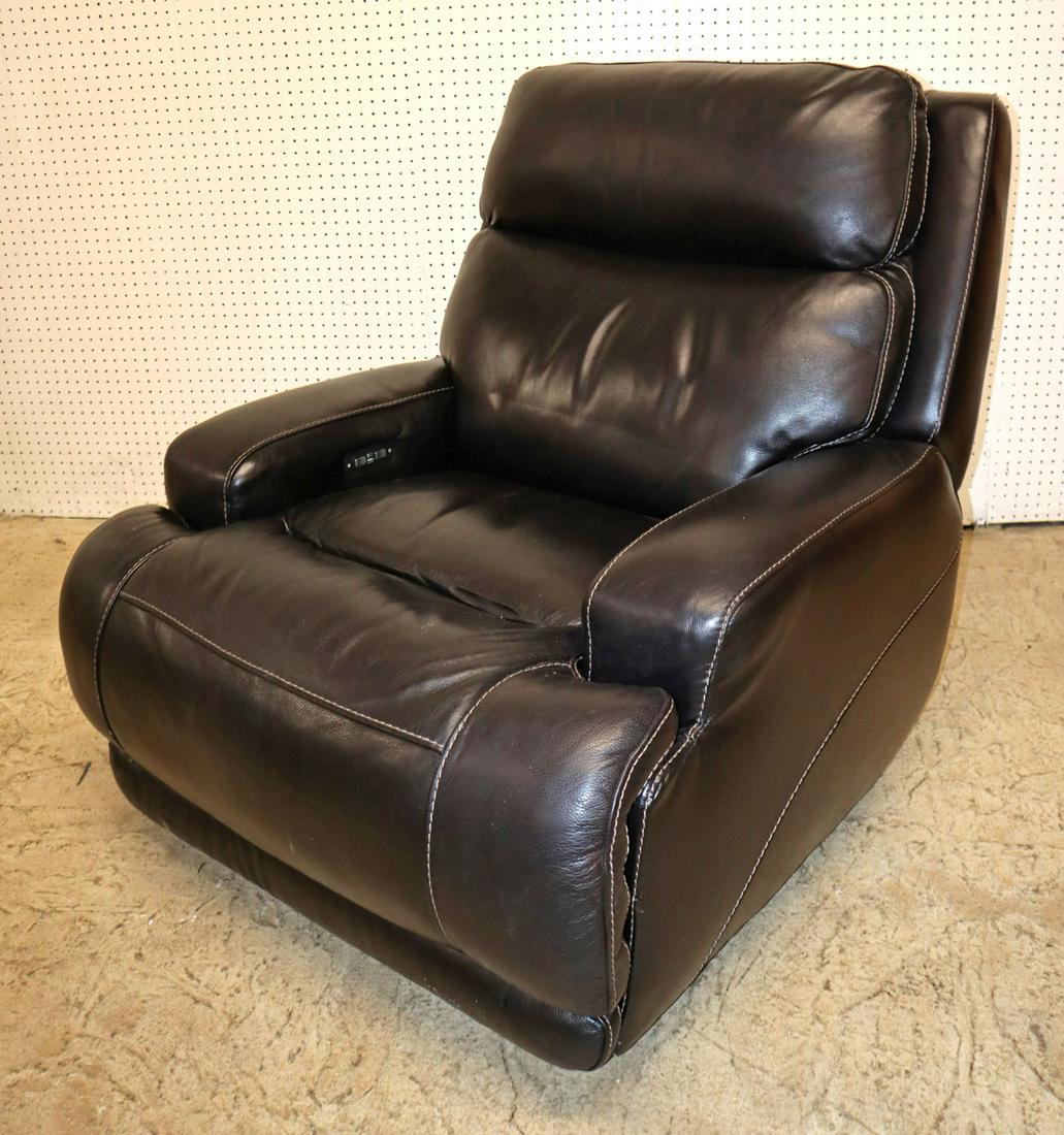 Dark Brown Leather Motion Rocker (1 of 5)