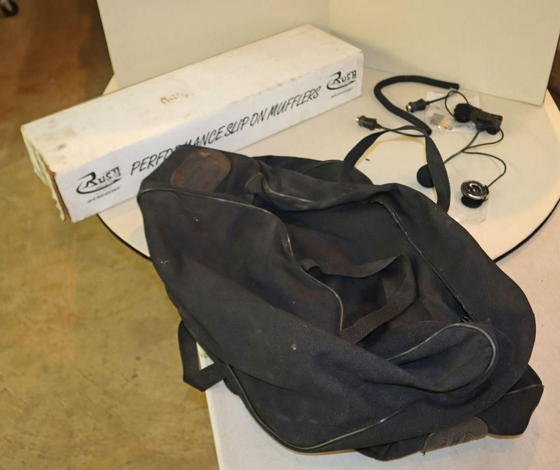 HD electra glide headset, bag, mufflers (1 of 5)