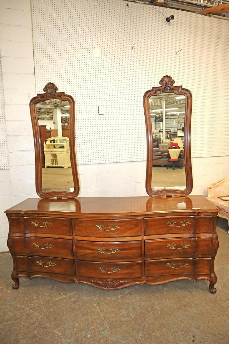 White Furniture Cherry Low Chest (1 of 4)