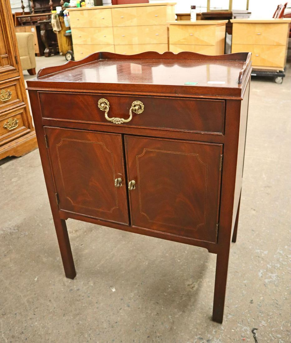 Baker Nightstand with Burl Inlay (1 of 5)