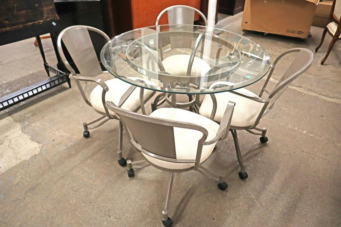 5pc MidC Modern Round Breakfast Set (1 of 4)