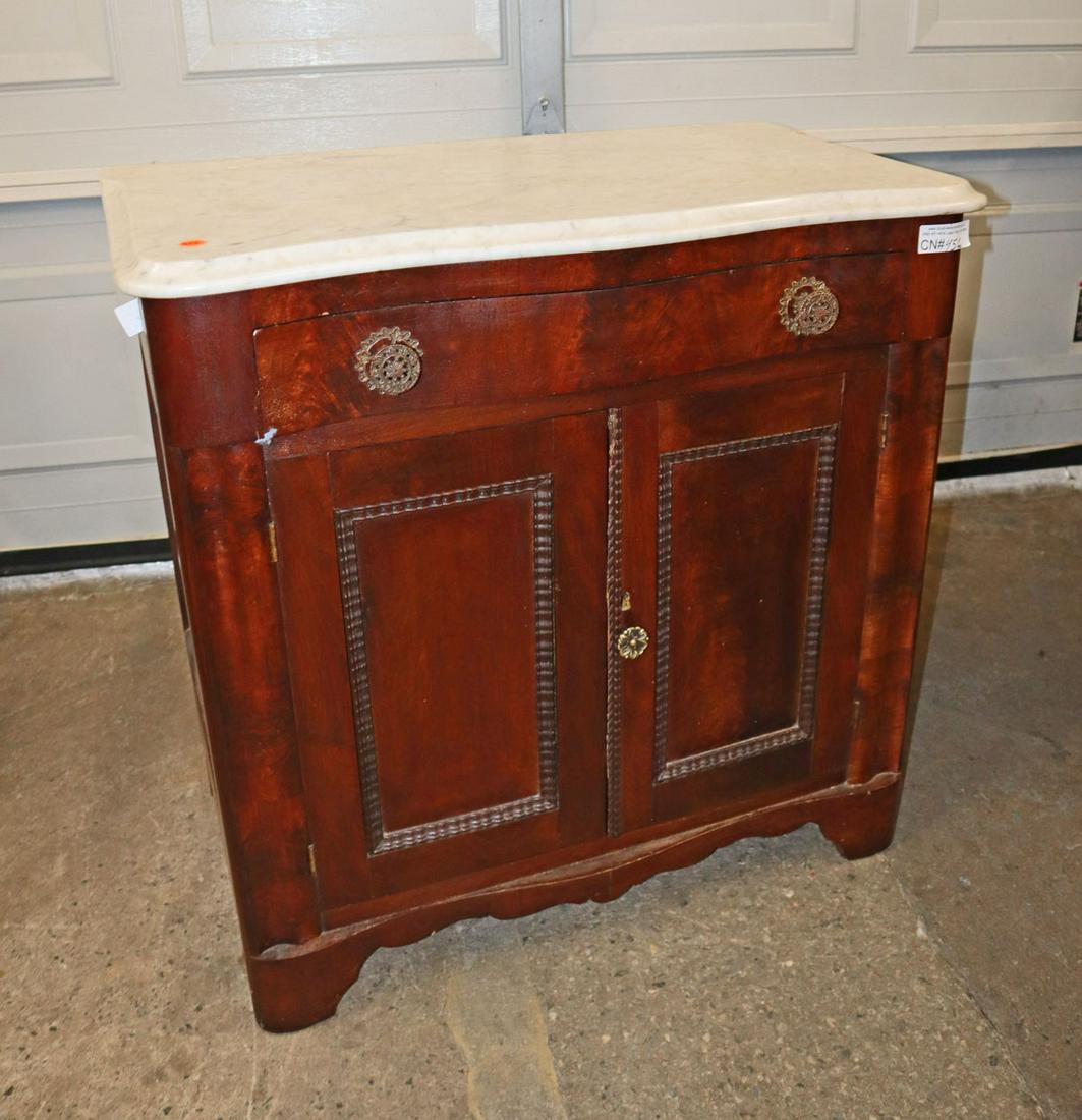 Antique marble top washstand (1 of 4)