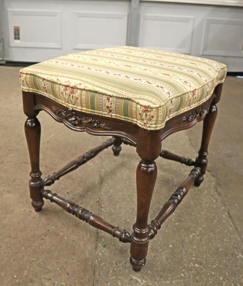 Antique finish country FR footstool (1 of 4)