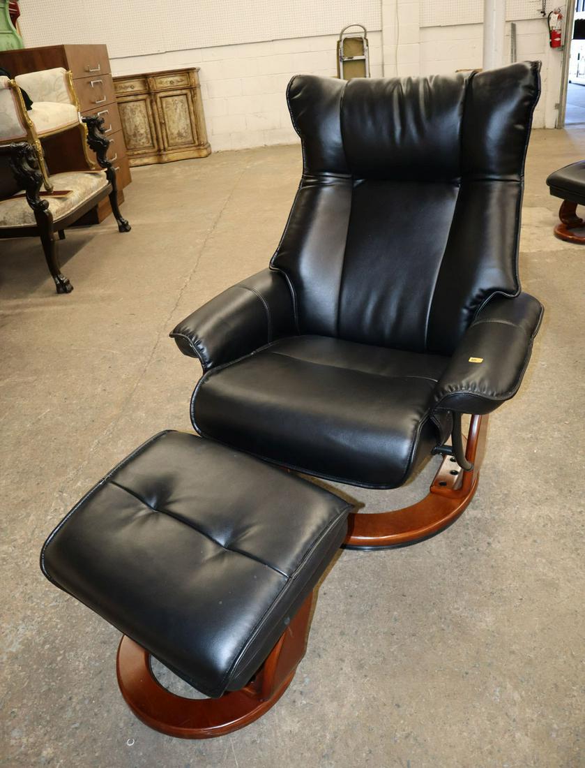 BenchMaster stress free lounge chair & ottoman (1 of 5)