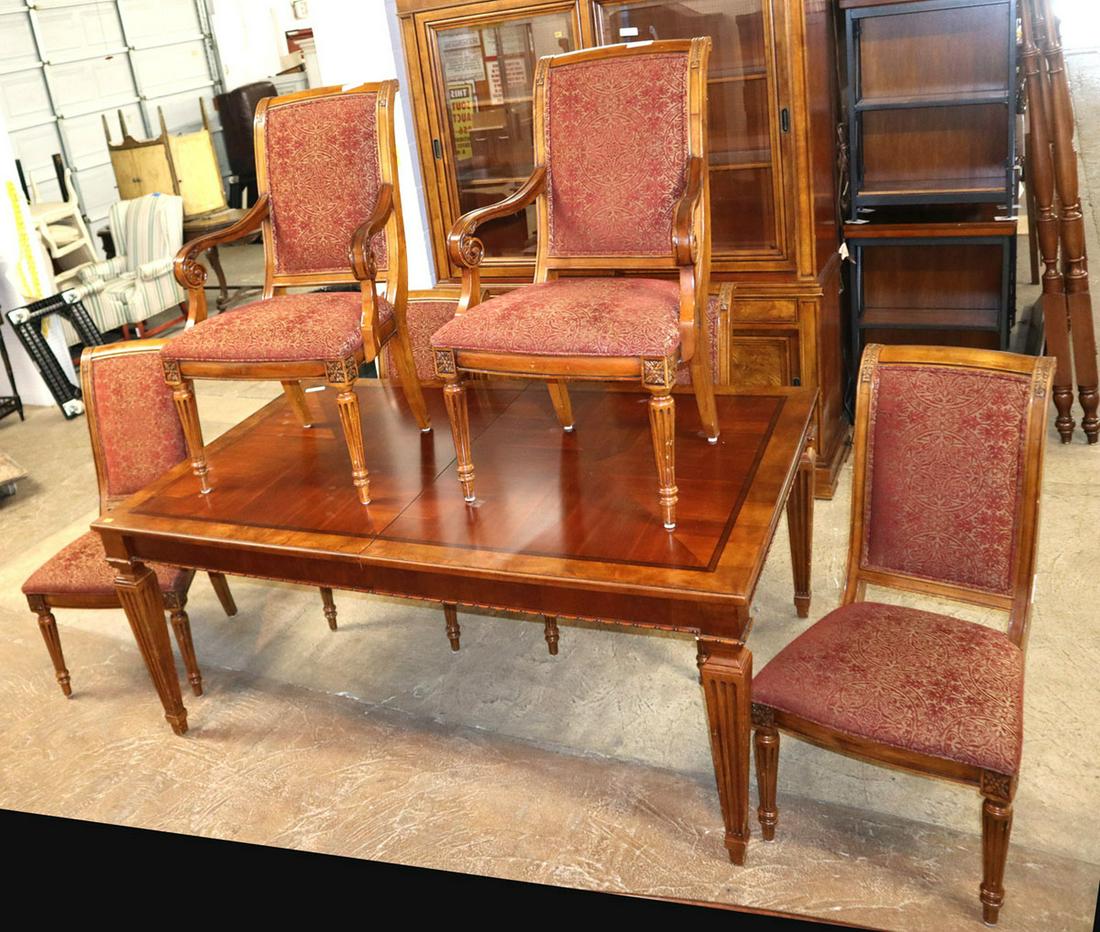 Ethan allen 18th century cheap mahogany dining table