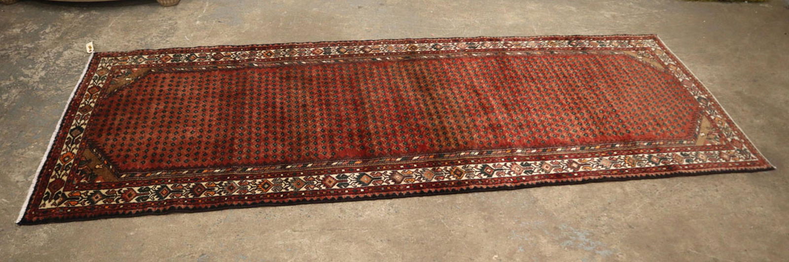 Persian style red runner rug (1 of 4)