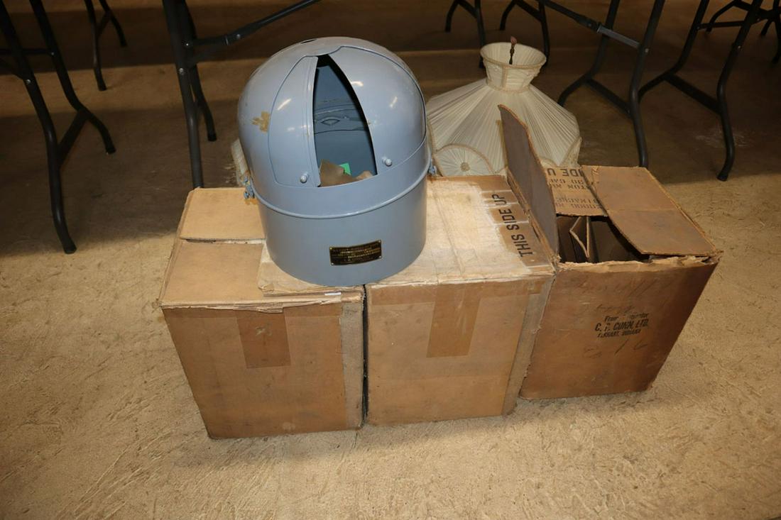 3 US Navy binnacle covers in boxes new old stock (1 of 3)