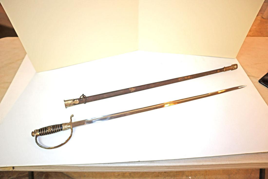 German Style sword with sheath (1 of 3)
