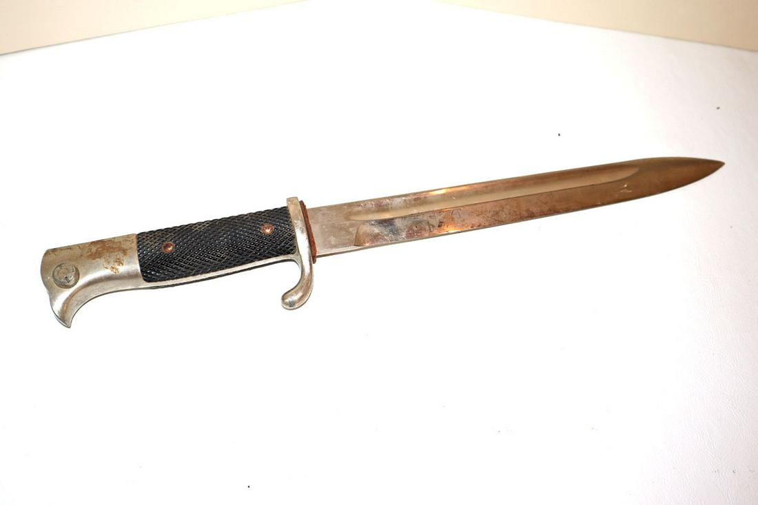 WII German style bayonet: WWII German style bayonet marked C. Gustav Spitzer Solingen