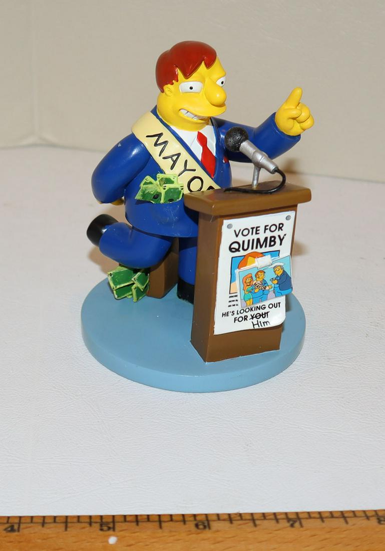 Mayor Diamond Joe Quimby Simpson  figurine #0578 (1 of 3)