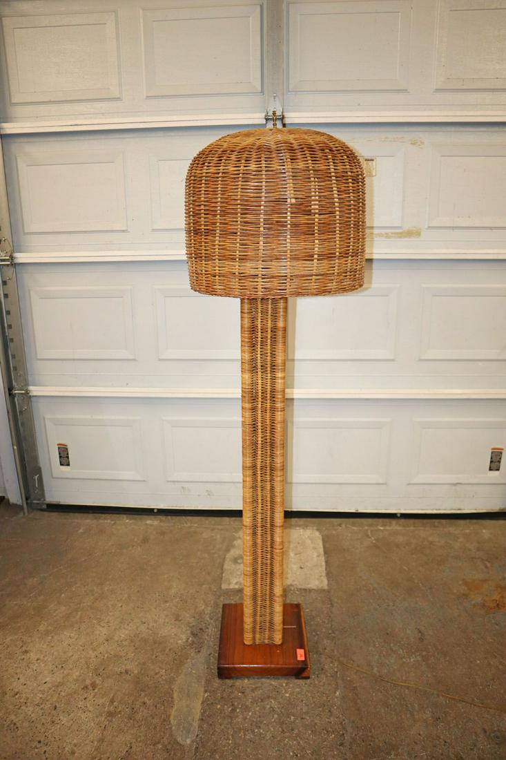 MCM whicker pole lamp (1 of 3)