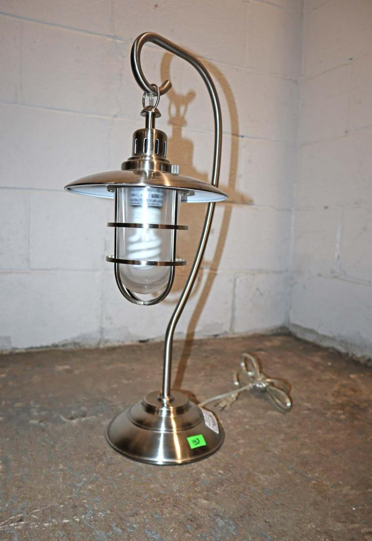 Industrial stainless steel hanging lamp (1 of 2)
