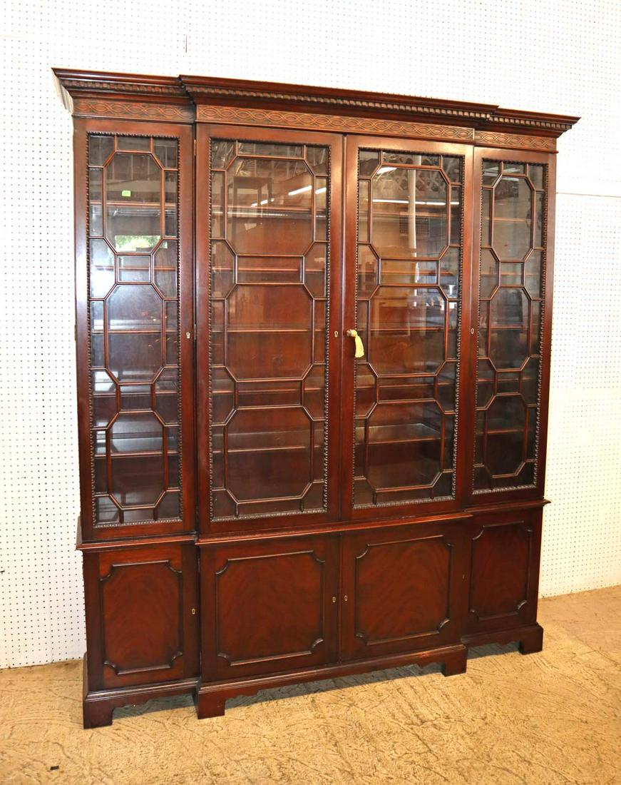 Kindel sol mah 8 door 2pc china cabinet (1 of 6)