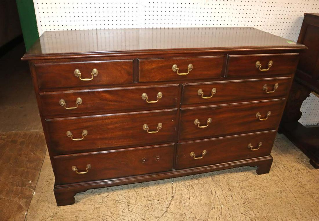 Henkel Harris solid mahogany 3 over 6 dresser (1 of 5)