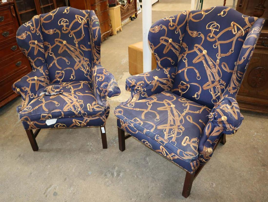 PR Ralph Lauren high back fireside chair (1 of 4)