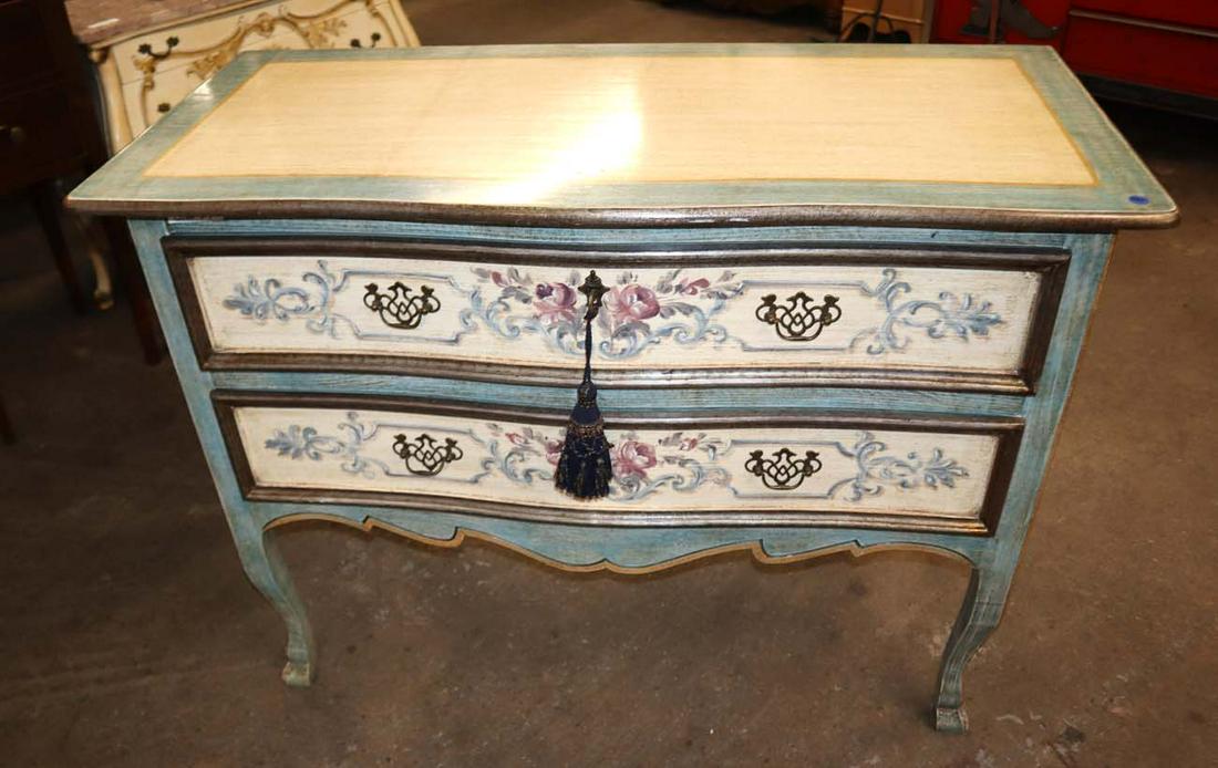 2 drawer paint deocrated chest (1 of 4)
