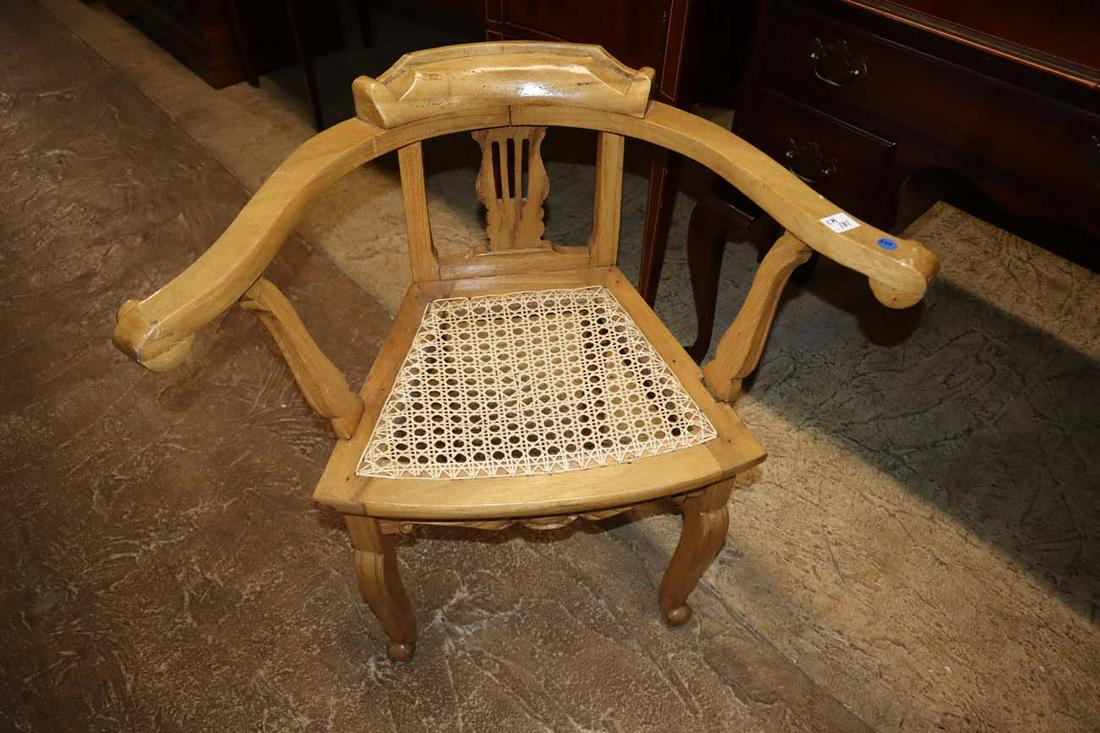 Country style cane bottom arm chair (1 of 3)