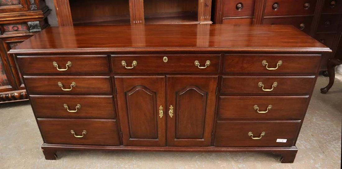 Henkel Harris solid mahogany low chest (1 of 5)