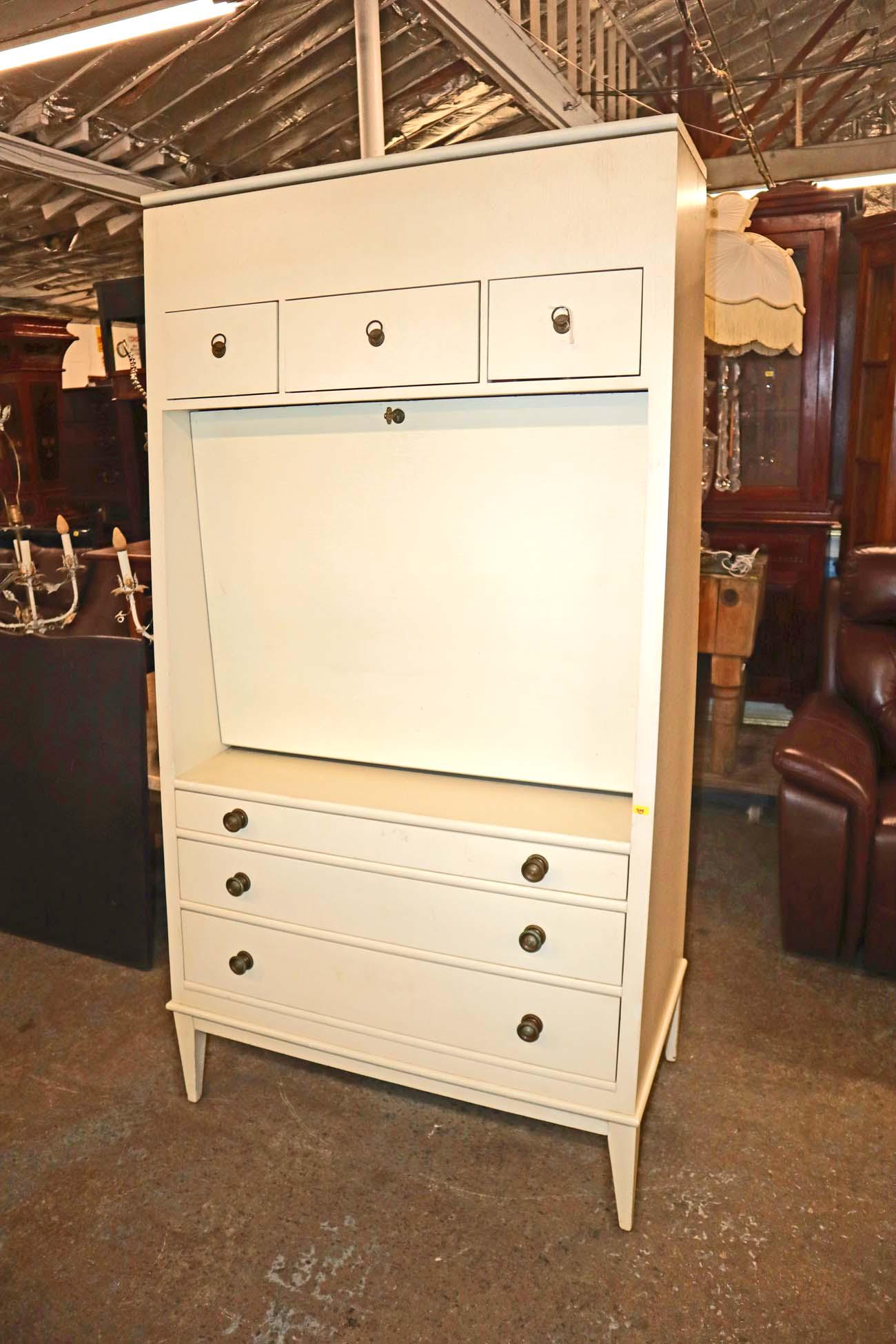 Lift top Thomas O'Brien secretary desk (1 of 7)