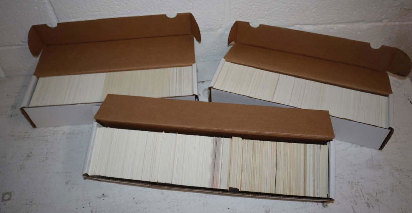 3 boxes of Baseball cards (1 of 2)