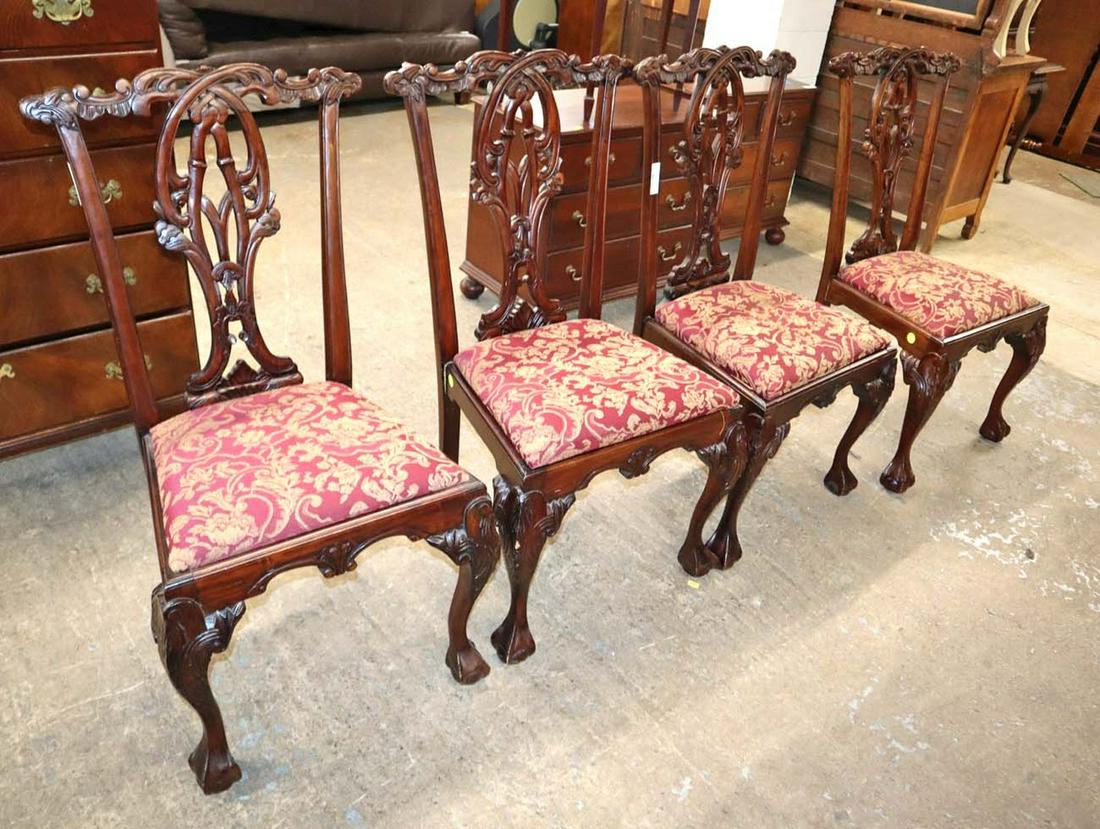 Set of 4 sol mah Chipp style b/c DR chairs (1 of 4)