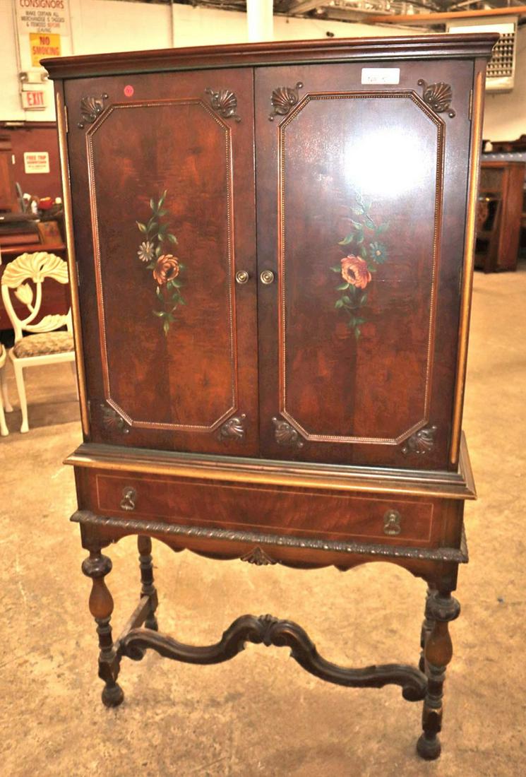 Depression walnut pt deco blind door china (1 of 6)