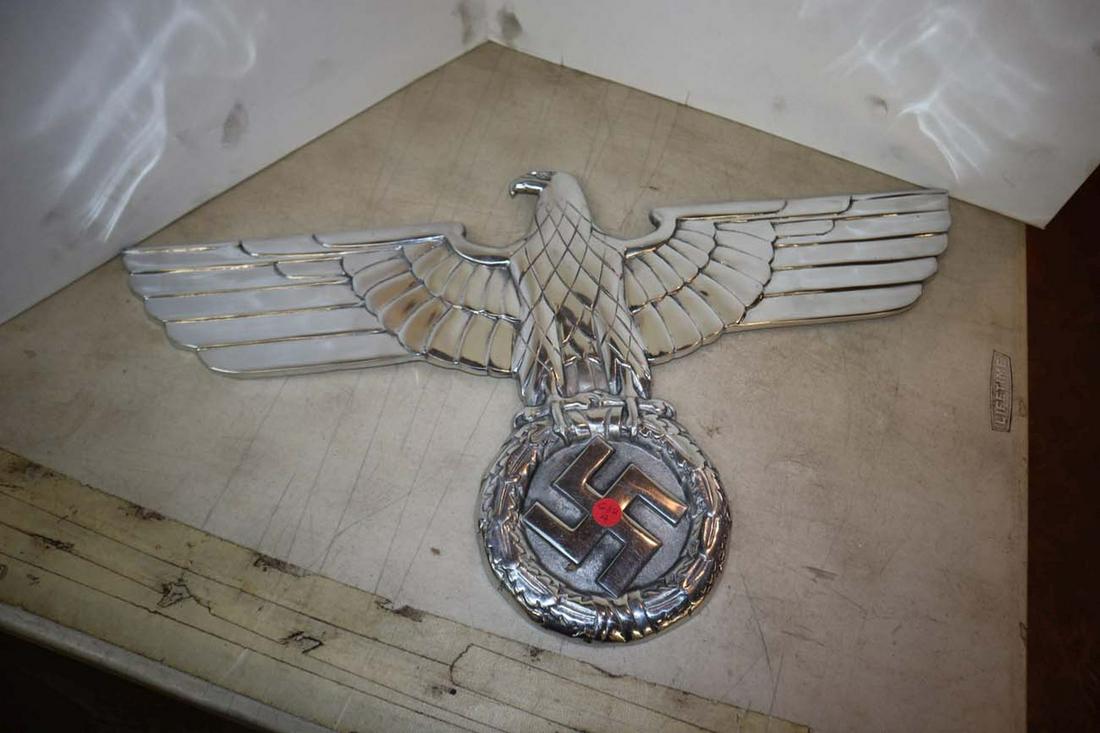 Polished Aluminum WWII German Style Train Car Eagle (1 of 13)