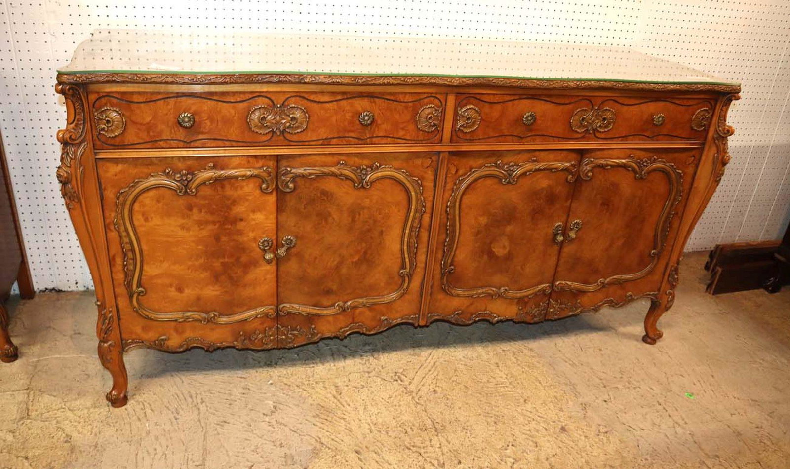 Semi antique Romweber 2 drawer 4 door buffet (1 of 5)