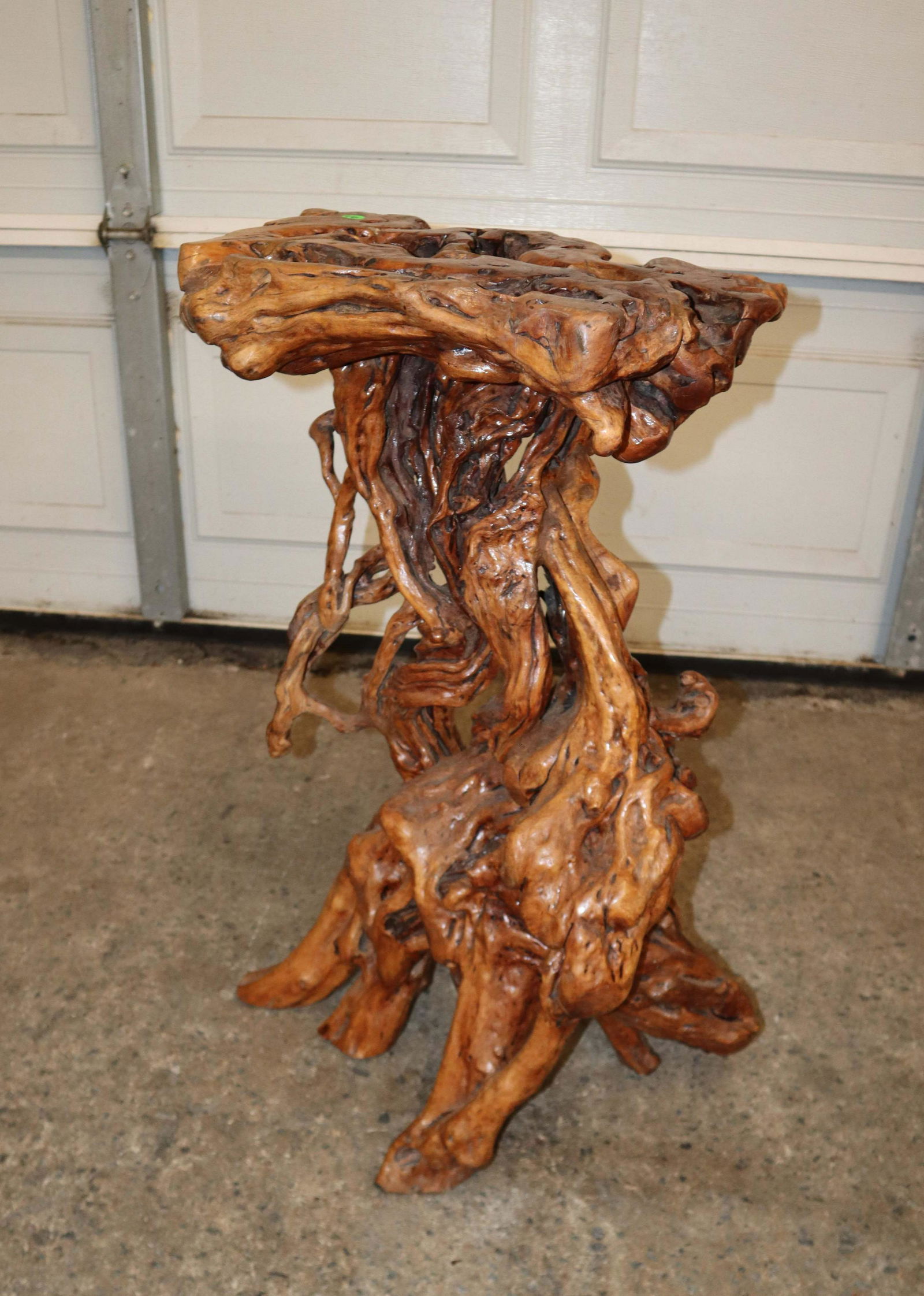 Mid century modern live edge stand (1 of 3)