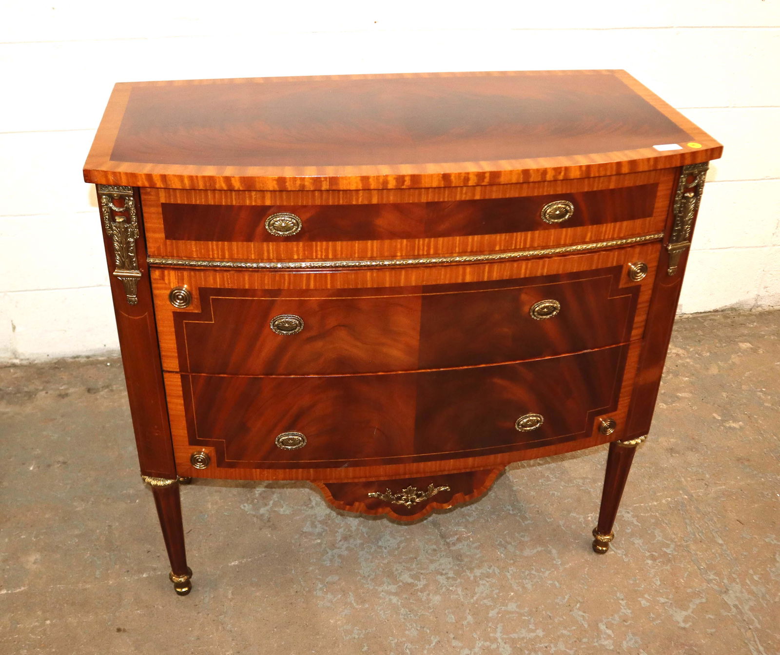 Maitland Smith burl mahogany chest (1 of 6)
