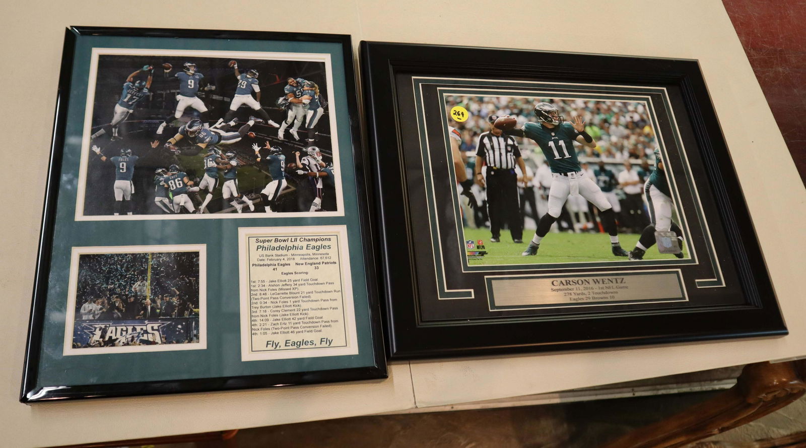 2 framed Philadelphia Eagles sports moments (1 of 4)
