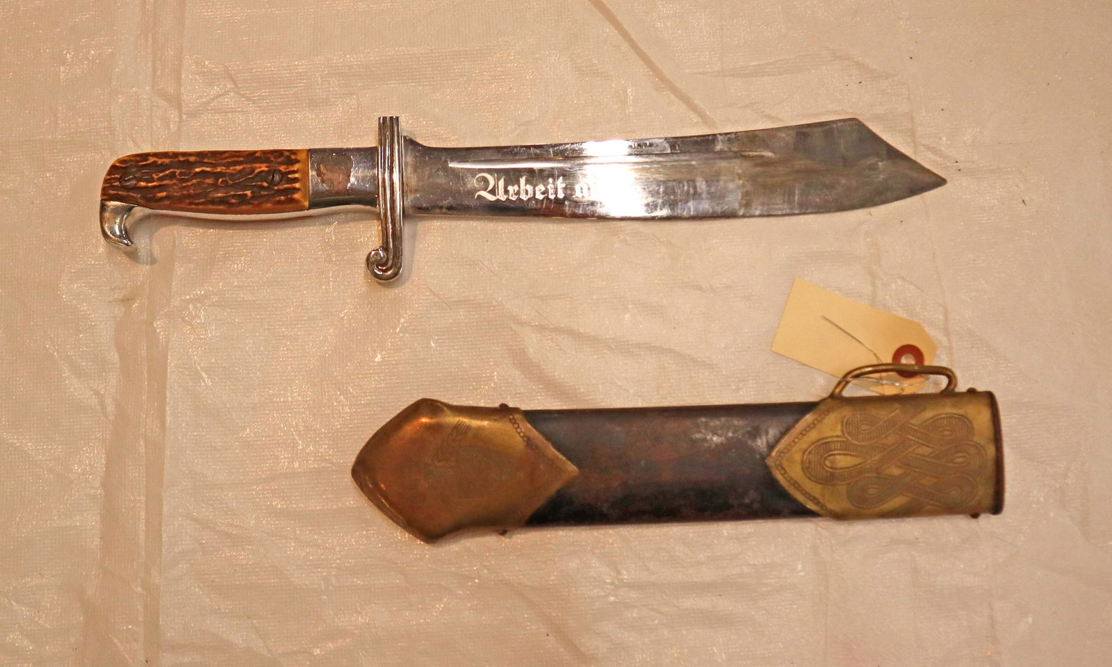 German style dagger in sheath (1 of 4)