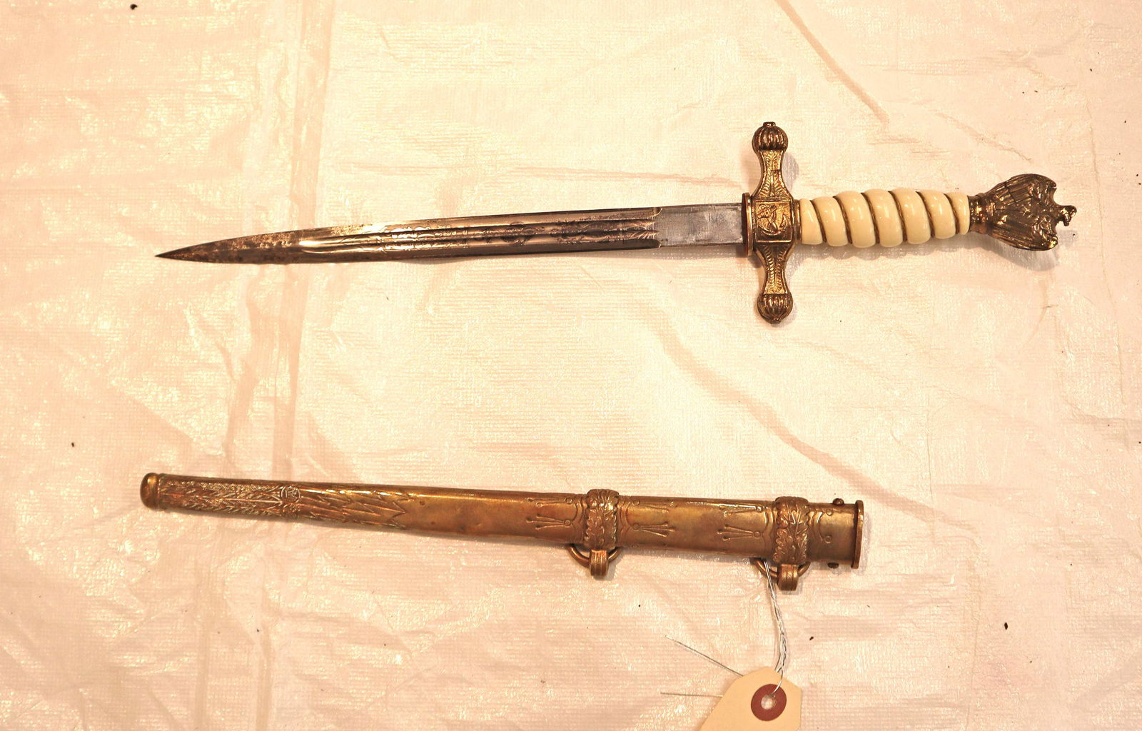 German style dagger in sheath (1 of 6)