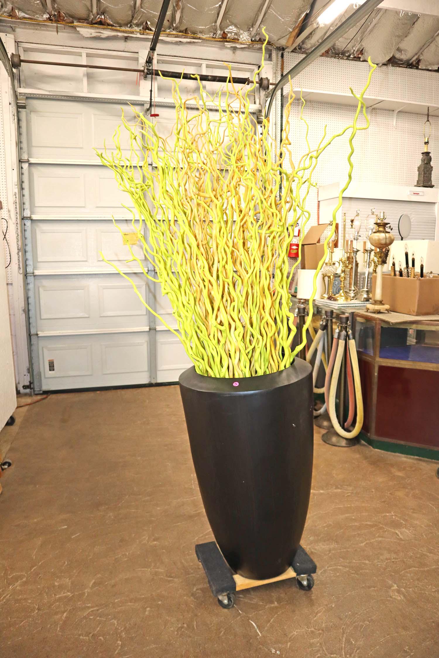 Modern design artificial tree in planter (1 of 3)