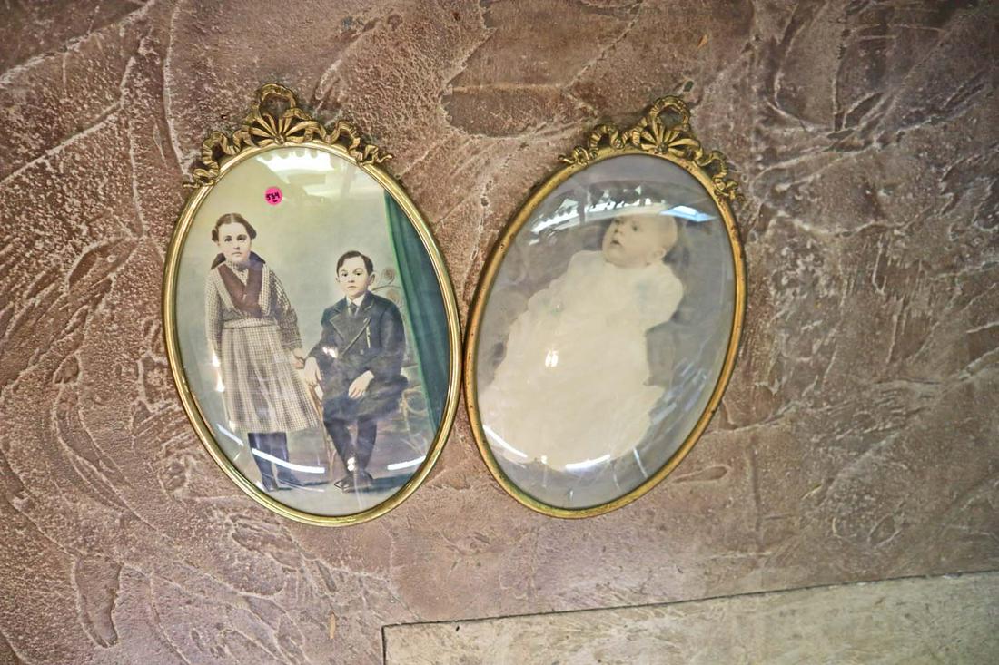 PR vintage prints in metal frames (1 of 3)