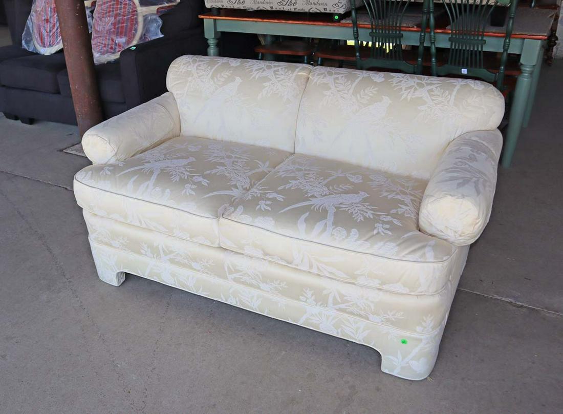 American of Martinsville upholstered loveseat (1 of 5)