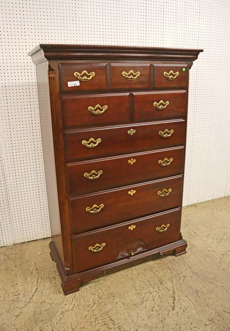 Thomasville Cherry bracket foot high chest (1 of 5)
