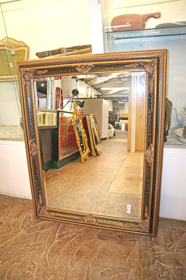 Carved bevel glass decorator mirror (1 of 4)
