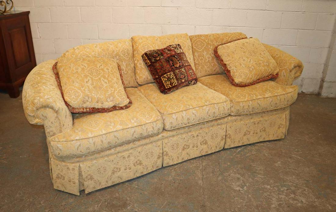 Harden gold upholstered 3 cushion sofa (1 of 4)